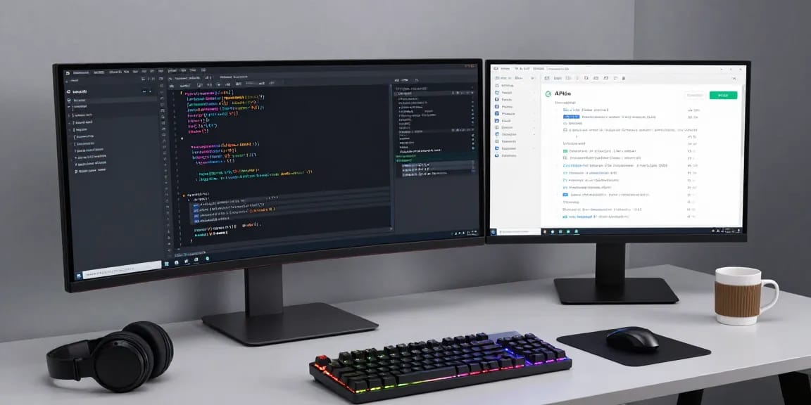 Waygrid API infrastructure software development setup with advanced coding technology.
