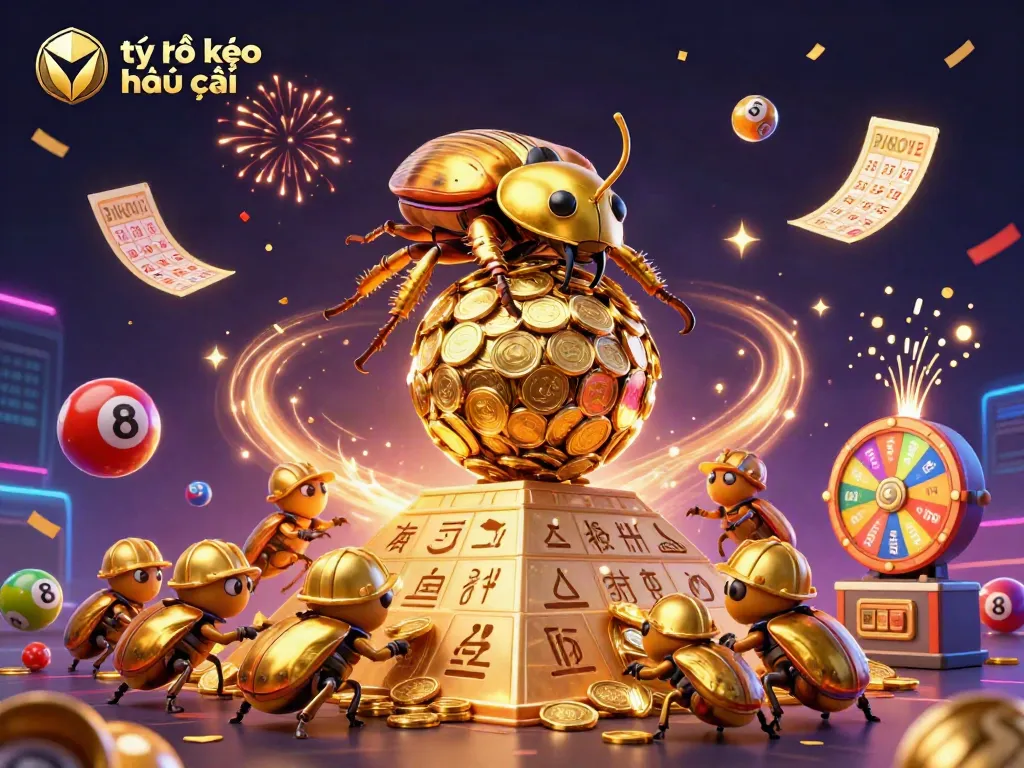 Engage with tỷ lệ kèo nhà cái through vibrant 3D illustration of dynamic casino-themed elements.