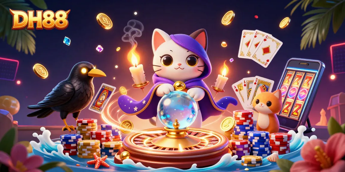 Experience thrilling gameplay at DH88 with exceptional slots, roulette, and colorful poker elements.