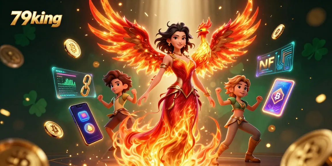 Spin and win with 79king in a vibrant, dynamic casino scene full of action.