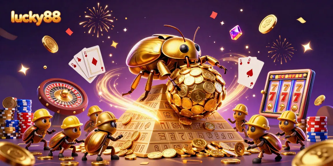 Experience the excitement of lucky88 with dazzling casino elements and golden riches.