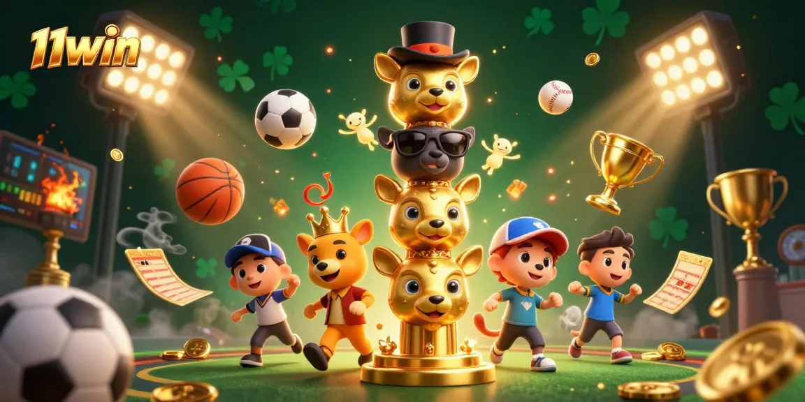 Experience the thrill of 11WIN with energized sports balls and winning vibes!