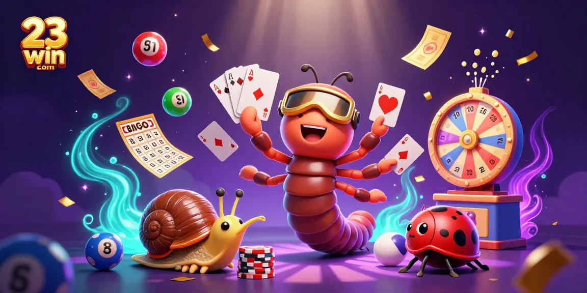 Watch 23win com transform gaming with a lively cartoon dealer and vibrant lottery elements.
