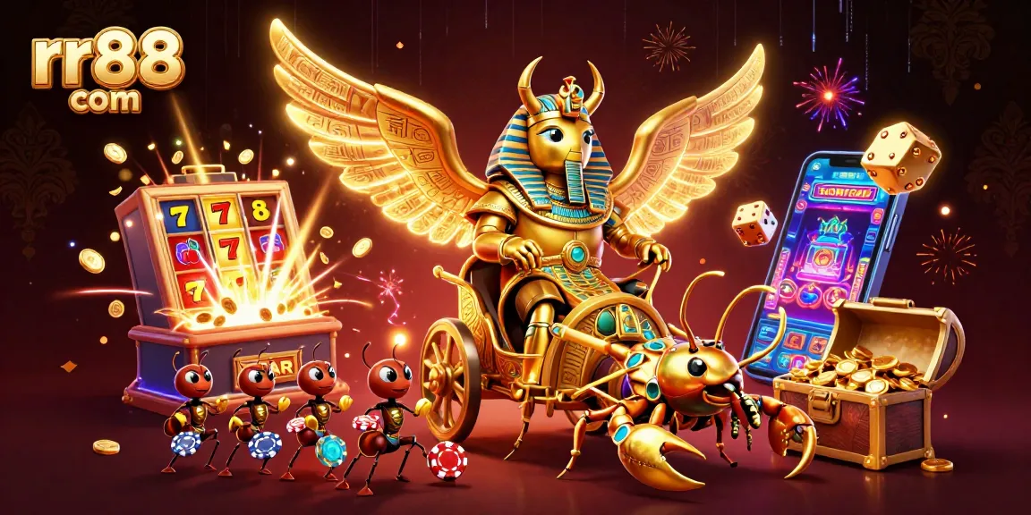 Experience thrilling jackpots at rr88 com with vibrant illustrations of legendary casino elements