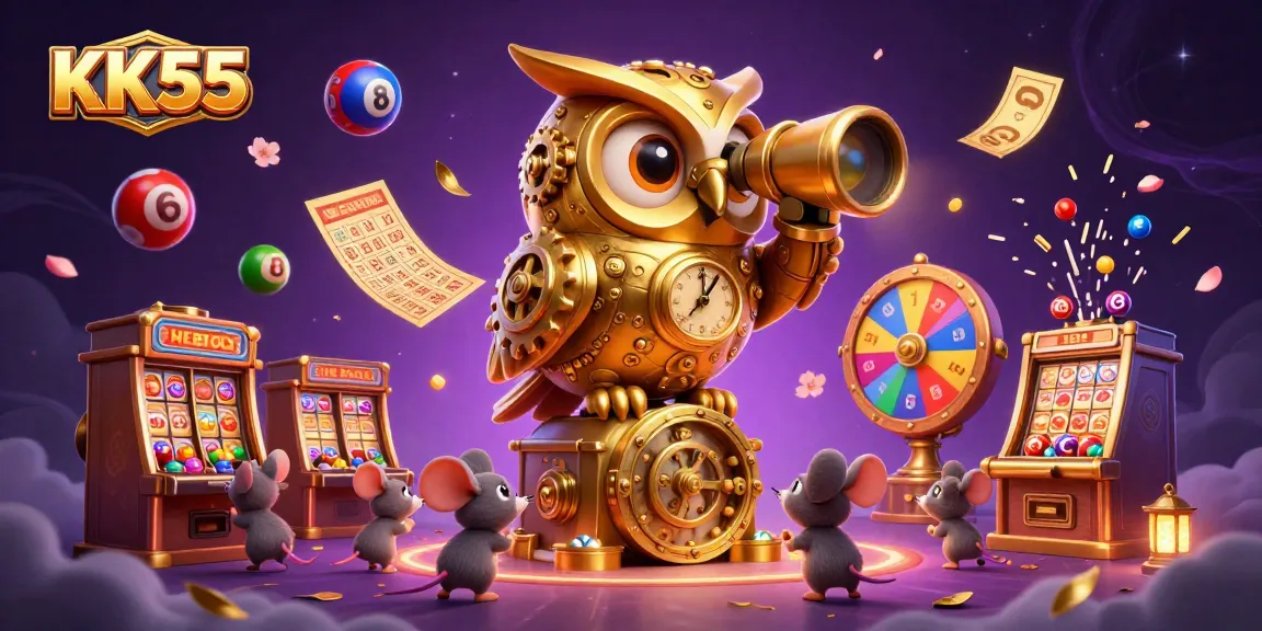 Experience the thrill of KK55 gaming as whimsical characters bring the casino to life.